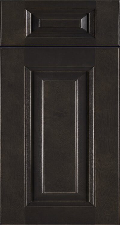 Aspen Charcoal cabinet door — by WoodArt Cabinets San Antonio