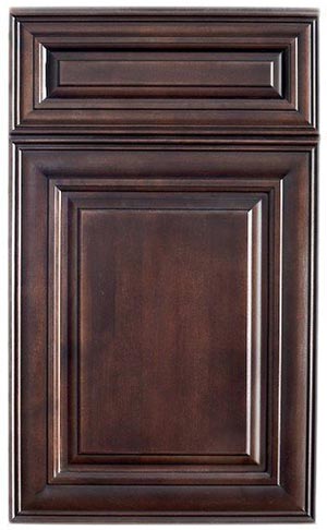 Bristol Espresso cabinet door — by WoodArt Cabinets San Antonio