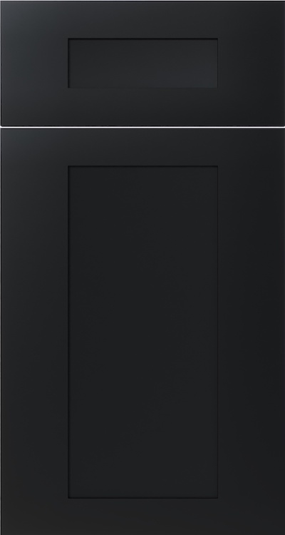 Iron Black cabinet door — by WoodArt Cabinets San Antonio