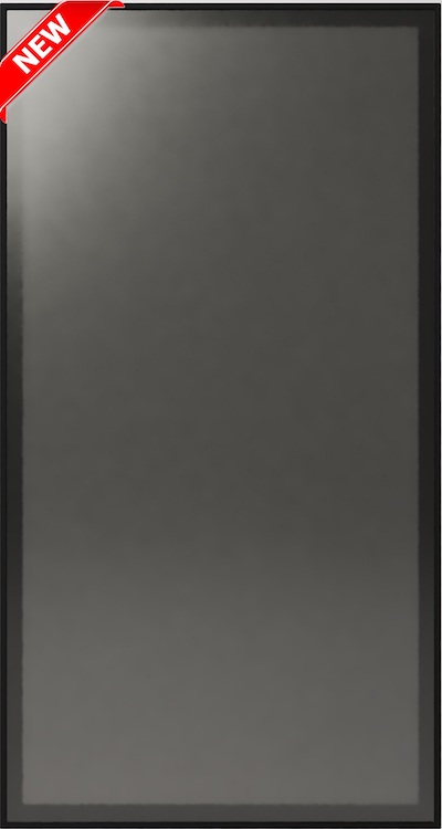 Midnight Glass cabinet door — by WoodArt Cabinets San Antonio