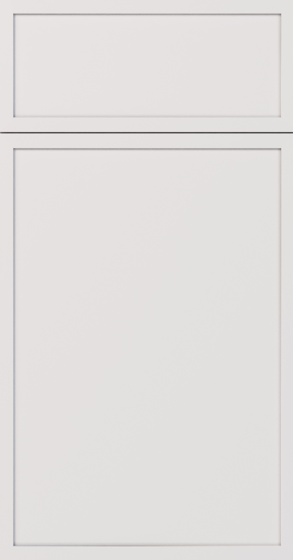 Slim Dove White cabinet door — by WoodArt Cabinets San Antonio