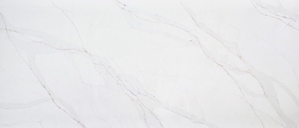 Calacatta Abezzo quartz countertop slab — MSI Surfaces — WoodArt Cabinets San Antonio