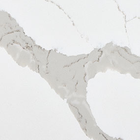 Calacatta Bali quartz countertop slab — MSI Surfaces — WoodArt Cabinets San Antonio