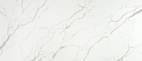 Calacatta Laza quartz countertop slab — MSI Surfaces — WoodArt Cabinets San Antonio