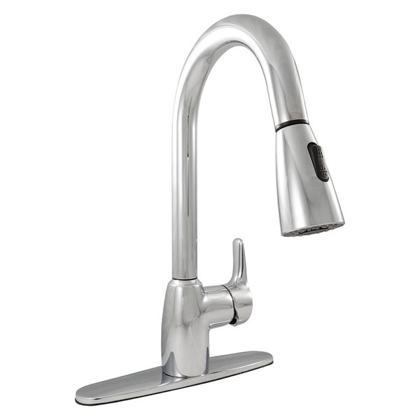 1-Handle Pull-Out Sprayer Kitchen Polished Chrome — MSI Surfaces faucet