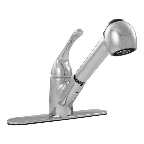 1-Handle Pull-Out Sprayer Kitchen Polished Chrome — MSI Surfaces faucet