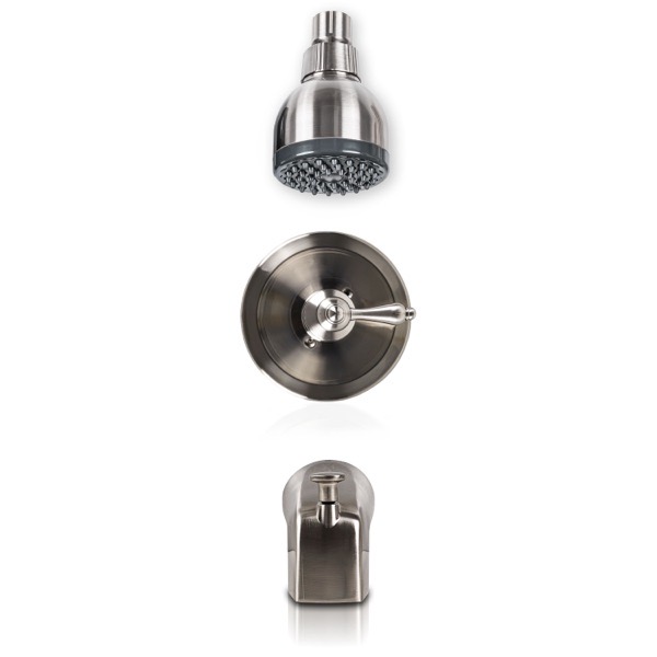 1-Handle Shower Tub Brushed Nickel — MSI Surfaces faucet