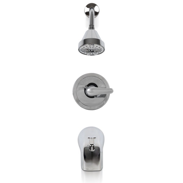 1-Handle Shower Tub Polished Chrome — MSI Surfaces faucet