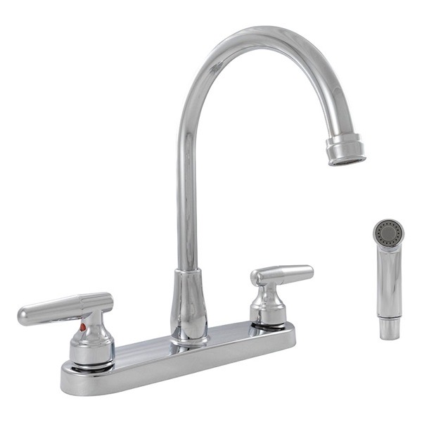 2-Handle Kitchen Polished Chrome — MSI Surfaces faucet
