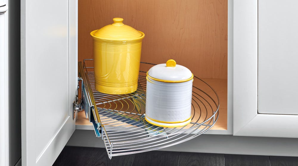 Chrome Wire Half-Moon Organizer 5881 — by Rev-a-Shelf