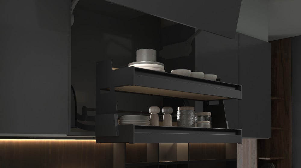 Customizable Pull-Down Organizer 5PDYO — by Rev-a-Shelf