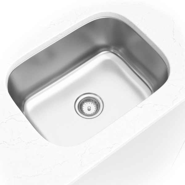 20G Bowl 2318 sink — MSI Surfaces at WoodArt Cabinets San Antonio