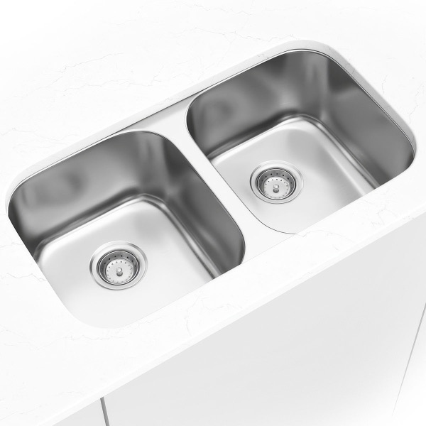 18G 50/50 - 3218 sink — MSI Surfaces at WoodArt Cabinets San Antonio