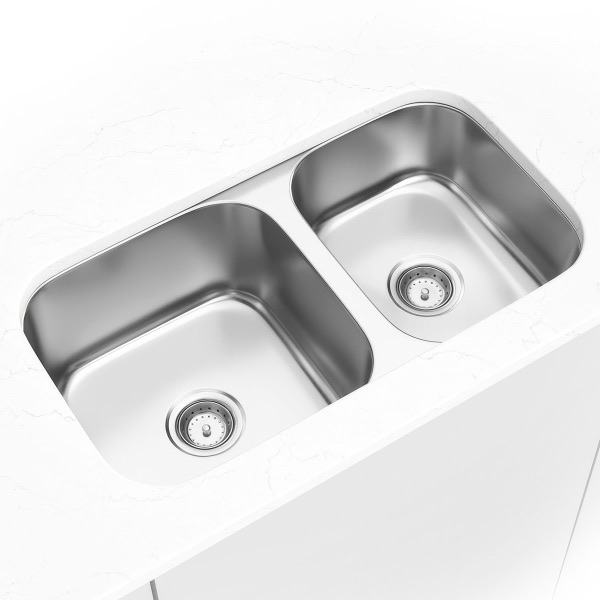 18G 40/60 - 3218 sink — MSI Surfaces at WoodArt Cabinets San Antonio