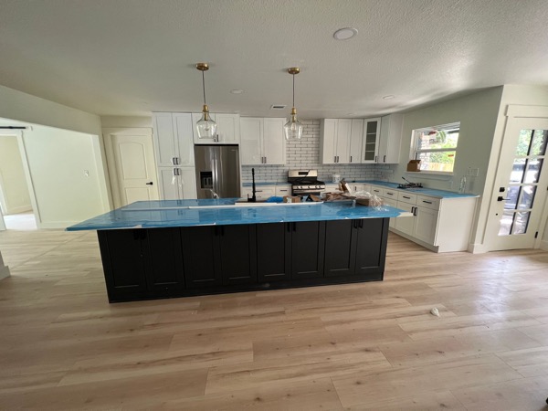 espresso shaker kitchen by WoodArt Cabinets