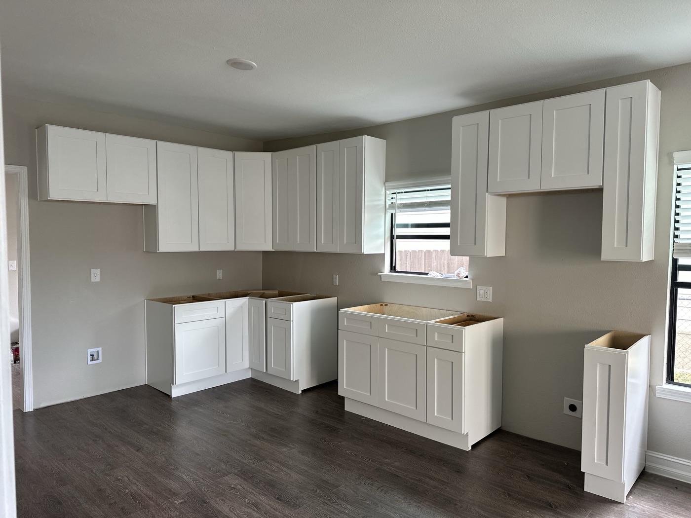 Quartzite countertop install San Antonio — by WoodArt Cabinets