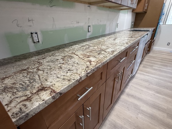 modern kitchen renovation Stone Oak by WoodArt Cabinets