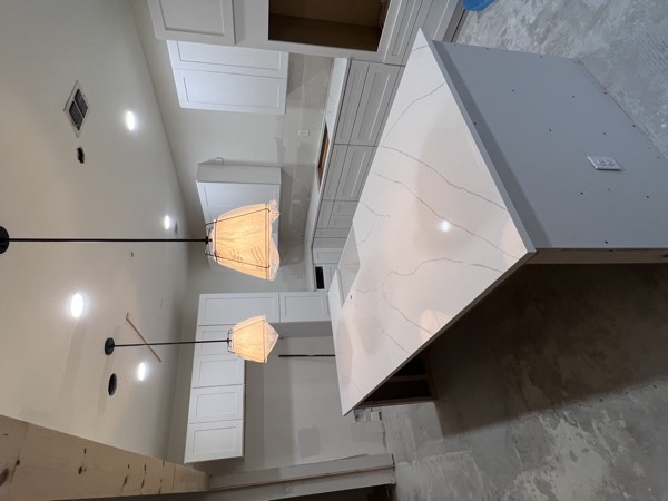 quartz countertop install San Antonio by WoodArt Cabinets